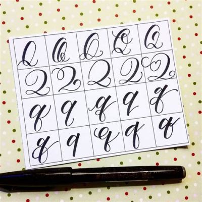 how to write a lowercase q in cursive: exploring the nuances of calligraphy